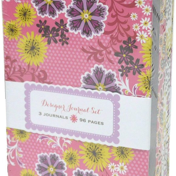 Fashion Journal 3-Book Set by Crown Point Graphics | 4-x-6-Inches, 96 Pages PINK - Picture 2 of 6